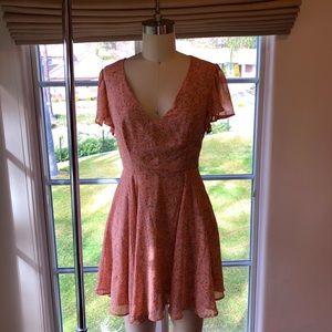Vintage peach pixie style whimsical dress